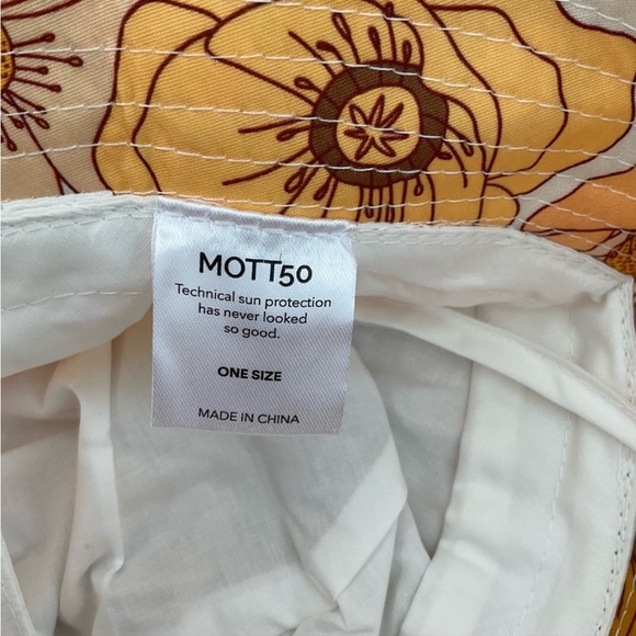 Mott-50 NWT Paloma bucket hat Sunset Floral adjustable strap inside & wide brim - Picture 7 of 8